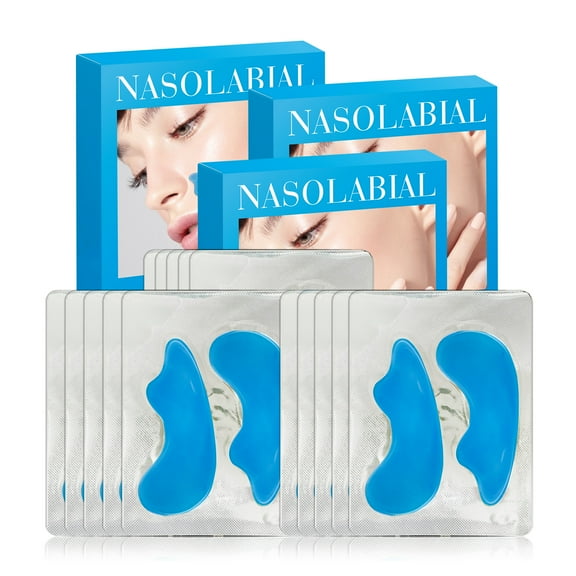 Smile Line Patches with Hyaluronic Acid, Fine Lines and Wrinkles Treatment, 15Pcs Face Patches for Wrinkles Overnight, Collagen Nasolabial Patches, Perfect Party, Halloween, Christmas, Holiday Gift