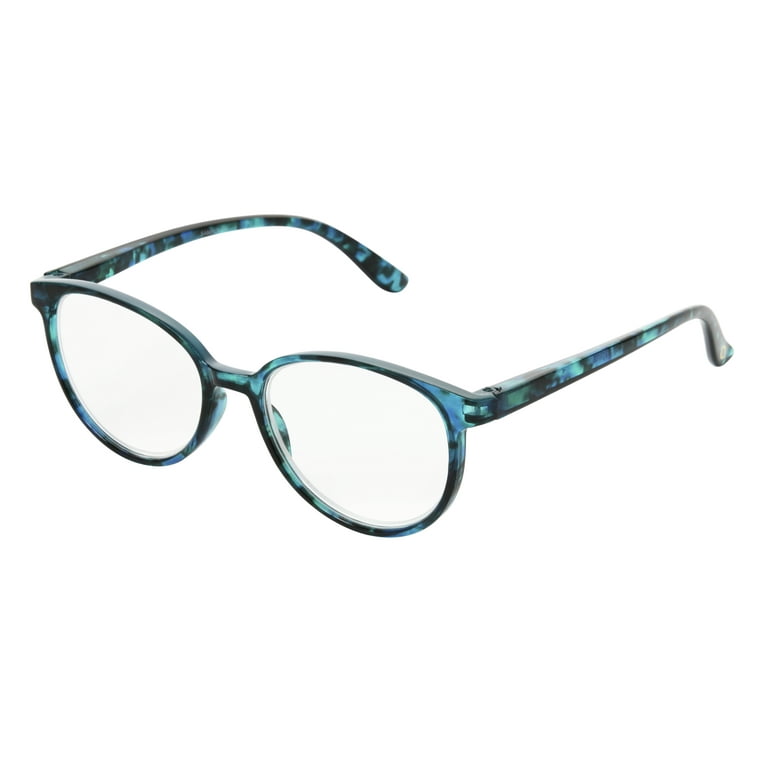 Sofia Vergara Teal Tortoise Round Reader 3.00 - Walmart.com