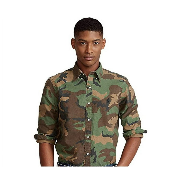 Camo ralph lauren shirt cheap