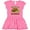 Raspberry with Polka Dots, variant on Inktastic Turtle-ly Adorable Cute Turtle Girls Toddler Dress