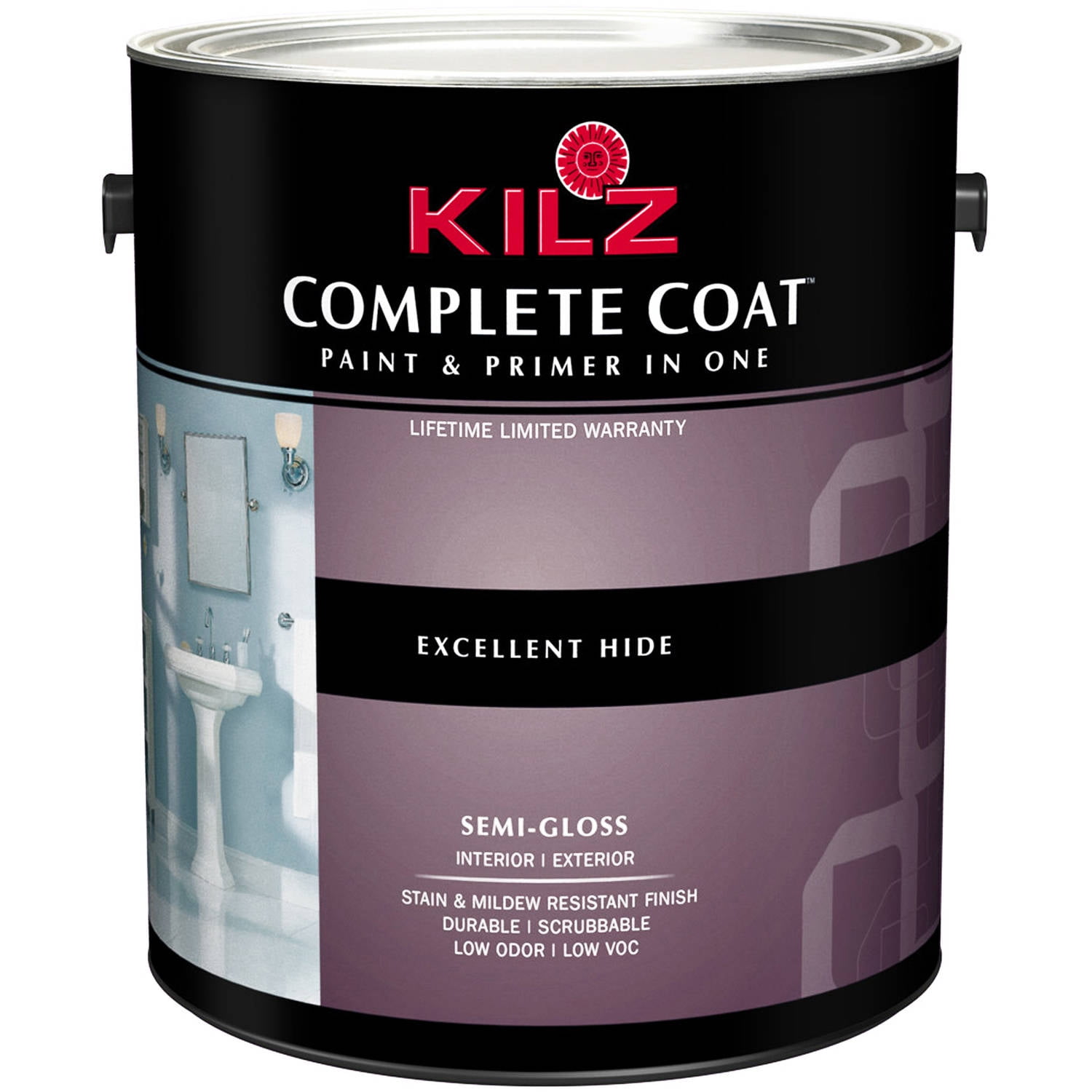 KILZ Complete Coat Pink Tiara LA16 Paint and Primer in 1