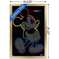 thumbnail image 3 of Disney Mickey Mouse - Rainbow Outline Wall Poster, 14.725" x 22.375" Framed, 3 of 6