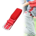 thumbnail image 3 of Ywmsfl Solid Color Baseball Belt Softball Waist Belt Adjustable Waistband Classical Elastic Waistchain Belt for Teenagers Adult, 3 of 13