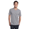 thumbnail image 1 of District Young Mens Concert V-Neck Tee Shirt, Hunter Gray Medium, 1 of 2