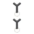 thumbnail image 4 of Thinsony 3.5mm Y Shape Earphone Splitter Adapter Double for Jack Adapter Compatible for Samsumg/ MP3 Player black 2Set, 4 of 6