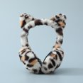 thumbnail image 3 of Orejeras con estampado de leopardo, cálidas orejeras de felpa de estilo europeo y americano para invierno, orejeras de felpa con protección para los oídos, lindas orejeras plegables, 3 of 6