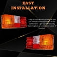 thumbnail image 6 of APSMOTIV Pieces Tail Lamp Rear Combination Tail Lights Assembly Brake Lights ar Lamp with 24v Bulbs Suitable for Toyota Hilux RN-65 and Multiple Applications, 6 of 8