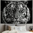 thumbnail image 2 of GOSMITH Tiger Tapestry, Wild Predator Animal Tapestries, Black and White Tapestry Wall Hanging for Bedroom Living Room Decor Painting, 2 of 6