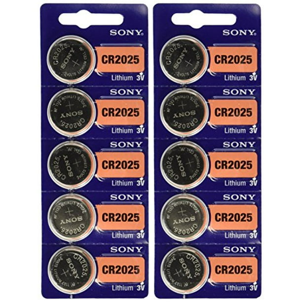 Sony CR2025 Lithium Battery (10 Pack)
