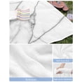 thumbnail image 6 of Marble White Beach Towels Oversized Super Absorbent, Ombre Grey Modern Minimalist Lightweight Bath Towel Quick Dry Sets For Bathroom/Pool/Rv Camping/Beach Play/Gym Room/Picnic 23"x47", 6 of 8