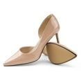 thumbnail image 3 of JENN ARDOR Women's Pumps High Heels Pointed Closed Toe Stiletto D'Orsay 3 in, 3 of 5
