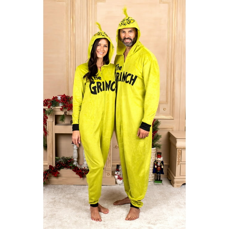 Grinch pajama onesie sales
