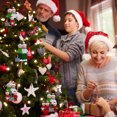 thumbnail image 4 of De Árbol De Navidad Portátil Familia Diy Nombre Sonriente Santa Claus Adornos Colgantes Para Colgar En Ramas De Árboles Ventanas 2021 Colgante Advancent HA044555-02, 4 of 6