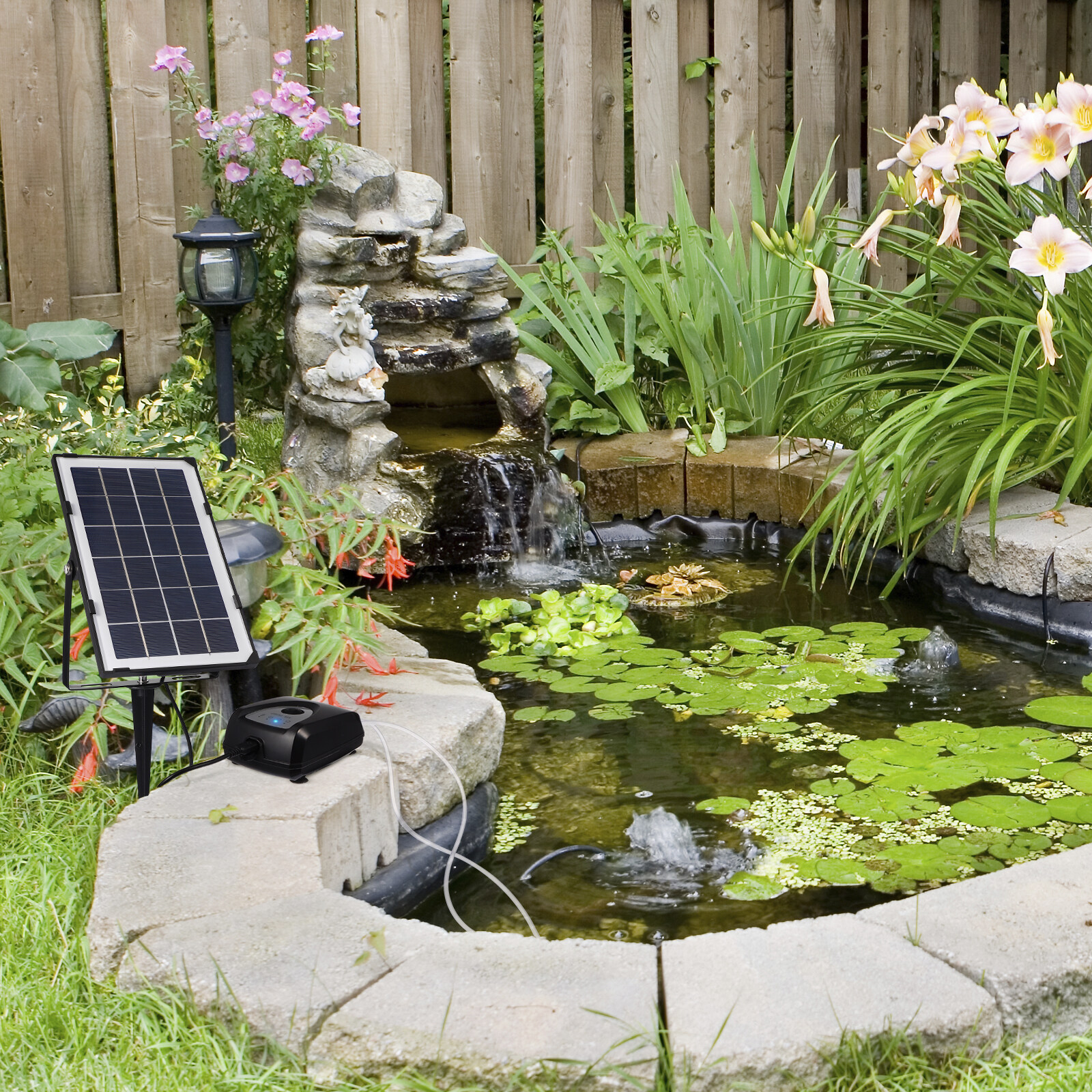 Solar Aerator for Pond Useful Reusable Premium Solar Air Pump Kit Solar Air