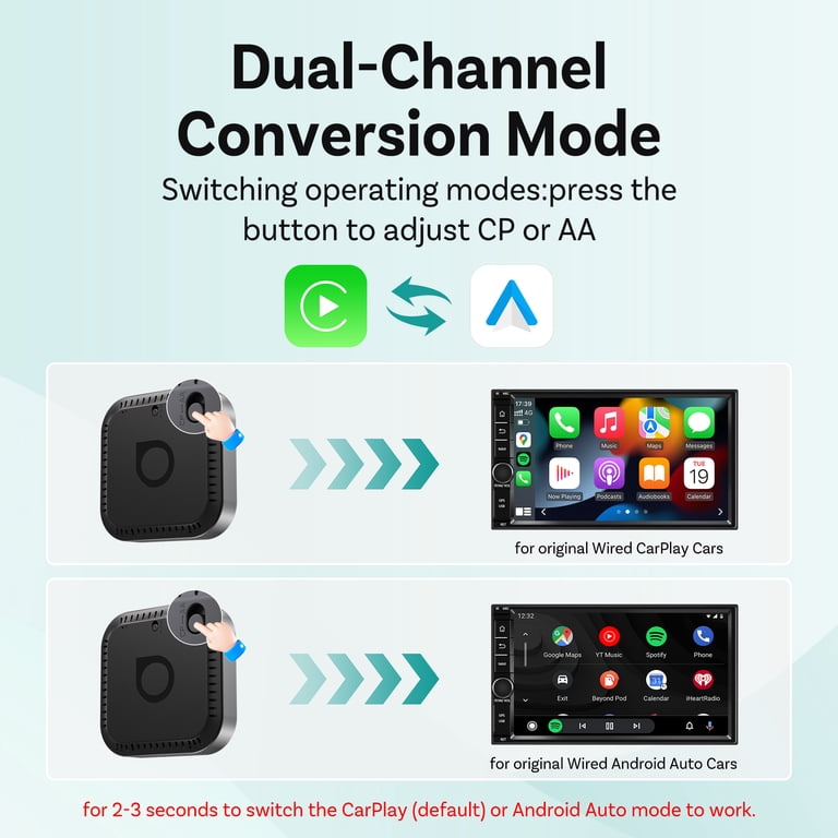 Ottocast E2 OttoAibox Android 13 Smart AI Box Wireless CarPlay