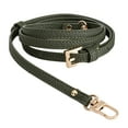 thumbnail image 3 of Adjustable Leather Replacement Strap Handles Purses Straps Handbags Shoulder Bag Strap with Metal Swivel Lobster Buckles Green, 3 of 9