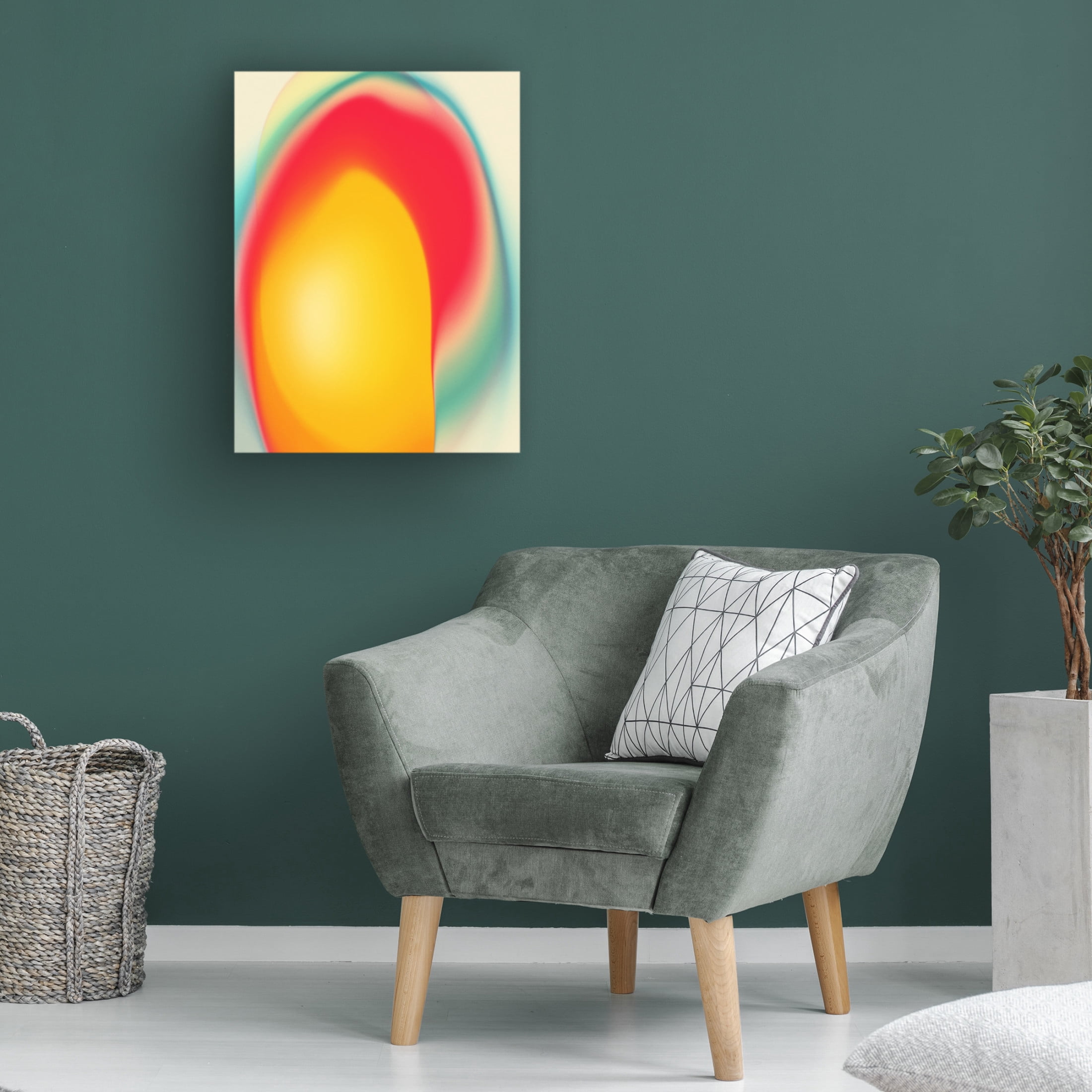Trademark Fine Art Jazzberry Blue  Focus 1 Canvas Wall Art