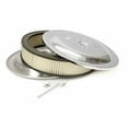 thumbnail image 4 of Moroso 65913 Air Cleaner - Aluminum - 14" X 3" Raised Bottom - Chrome, 4 of 4