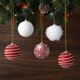 thumbnail image 1 of 2Pcs 8CM Christmas Hanging Balls Sequined Glitter Ball Xmas Tree Pendant New Year Home Decor Navidad 2022 Christmas DecorationsGold 28cm He Qiyong unisex, 1 of 1
