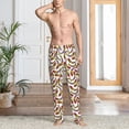 thumbnail image 6 of Lsque Colorful Fishes Print Men's Pajama Pants, Lounge Pant - Comfortable Home Wear,Elastic Waistband, Stylish Design-X-Large, 6 of 9