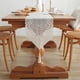 thumbnail image 1 of Camino de mesa con borlas de encaje, bufetón de comedor bohemio de poliéster, funda de bufete Decoración del hogar, 1 of 6