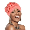 thumbnail image 2 of EnJoCho Headwear Turbans For Women Cancer Head Hat Cap Ethnic Floral Hair Cover Wrap Headwear Turban Cap For Ladies, 2 of 4