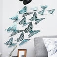 thumbnail image 1 of Baohd Add Of Color With Colorful Butterflies Wall Stickers Decorative Butterflies Simulated Butterflies Home Decor LK12 green 1Set, 1 of 6