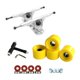 thumbnail image 2 of Aleación Skateboard camión 7 pulgadas ABEC-11 rodamiento Longboard Skate Board rueda llave reparación ensamblaje multiherramientas ensamblar Amarillo plateado Baoblaze Ruedas De Camiones De Skate, 2 of 8