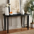 thumbnail image 2 of SAFAVIEH Naios Wood Rectangle Console Table, Black, 2 of 9