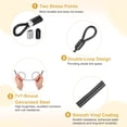 thumbnail image 3 of Candado de cable de seguridad Uxcell (1/8" Dia 12.5ft 110lb, Negro) (4 Pcs), 3 of 7