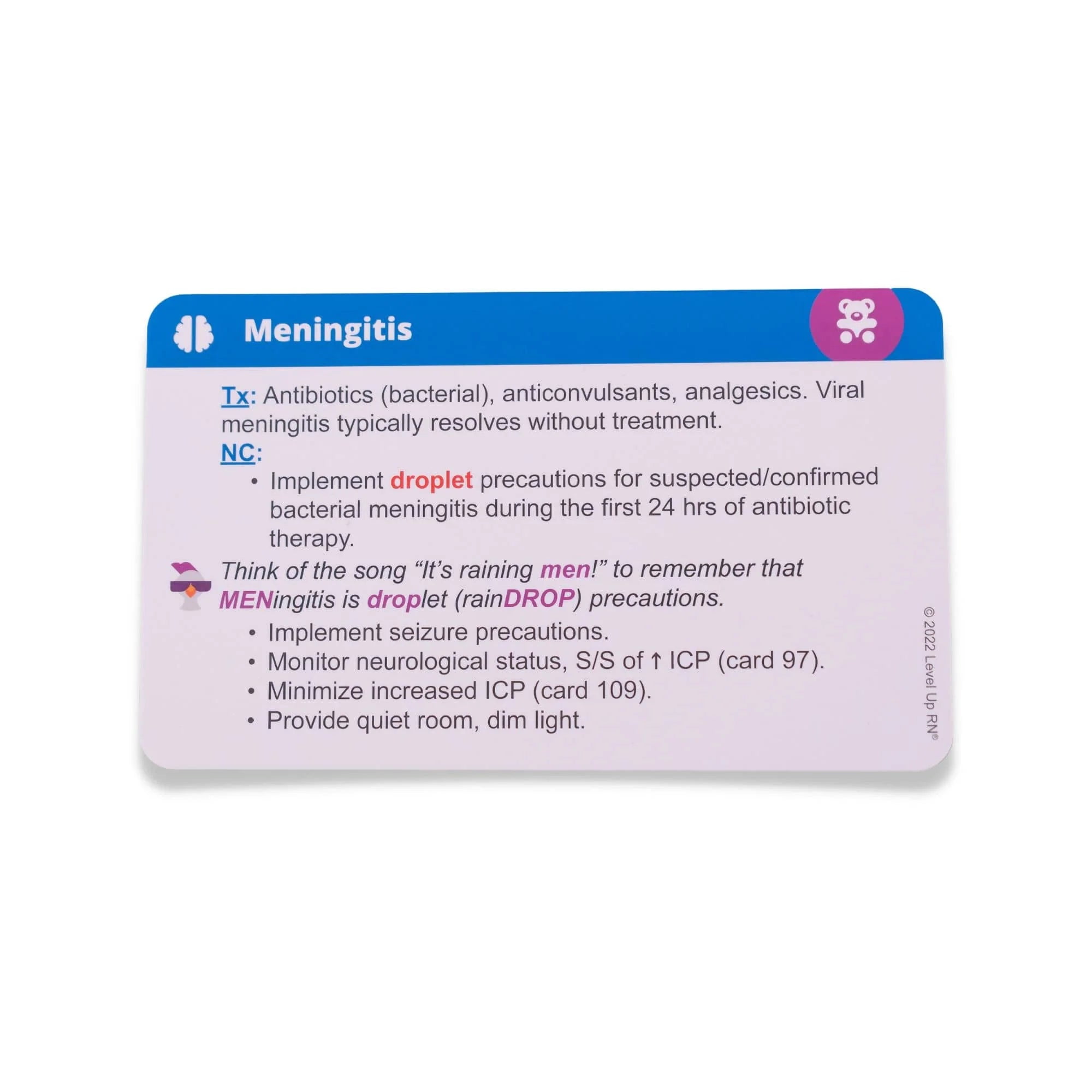 Level UP RN Pediatrics LPN RN Review Flash Cards – Essential Info for Nursing School (222 Cards)