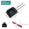 thumbnail image 2 of EastVita Power Adaptateur de Roue avec Fil de Sécurité et Interrupteur Marche/arrêt, Kit de Conversion de Batterie Sécurisée Compatible pour Batterie Lithium Einhell Power X-Change 18V, 2 of 8