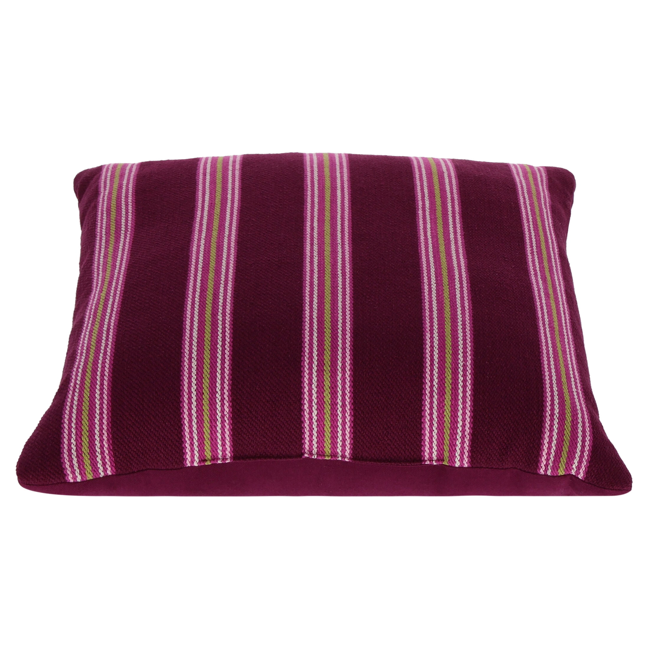 Mainstays 18 in x 18 in Pink Stripe Decorative Pillow