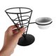 thumbnail image 3 of WEUVEB Soporte Compacto Negro Para Papas Fritas Y Aperitivos Con Estructura Metálica Duradera, 3 of 8