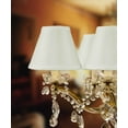 thumbnail image 3 of Set of 6 Hard Back Empire Candle Clip Lamp Shade Light Oatmeal 3x6x5, 3 of 5