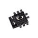 thumbnail image 1 of Placa base de la computadora FAN HUB Refrigerador Splitter Conector Extension PC 12V 3PIN 2 Nivel Speed ​​Controller Adaptador Regulador grande 4P Powered seitruly EL005647-02, 1 of 6