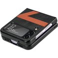 thumbnail image 5 of Case for Galaxy Z Flip 4 5G 5G, Fashion Z Stitching Design Pattern Shockproof Protection Phone Case Full Body Protection Back Case Slim Phone Cover for Galaxy Z Flip 4 5G 2022, Black, 5 of 13