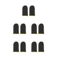 thumbnail image 1 of ZLight 2Pcs Game Fingertip Sleeves Sweat Proof Elastic Anti-skid Screen Gloves Set Portable Reusable Gaming Accessories Yellow 5Set, 1 of 5