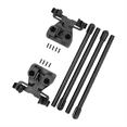 thumbnail image 1 of Table de Camping Pliable Pied de Planche à Roulettes 1 Paire de Support Compact Portable Fournitures DIY Bureau Banc Pied, 1 of 6