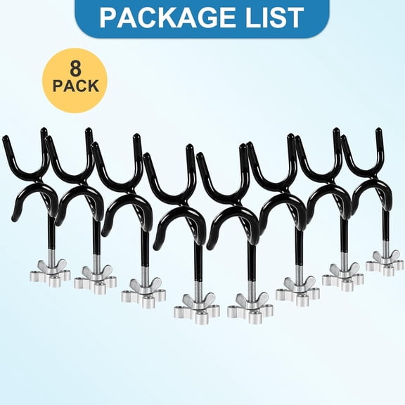 Fishing Rod Holders for Boat 8Pcs 20  4 Inch  Grip Steel Boat Holder with Mounting Base