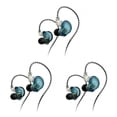 thumbnail image 3 of Bearachild Auriculares con cable Auriculares intrauditivos con control de volumen Ergonómicos Auriculares de entrenamiento físico de 3,5 mm Azul 3Conjunto, 3 of 6