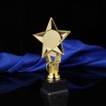thumbnail image 5 of Trofeo de plástico de 20 cm para competiciones, trofeo de recompensa con cinta de estrella para niños, copa de premio para actividades creativas, 5 of 5