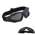 thumbnail image 4 of Mesh Safety Glasses, Impact Resistant, Breathable Protective Goggles for Shooting, Outdoor Riding, Black, 4 of 5