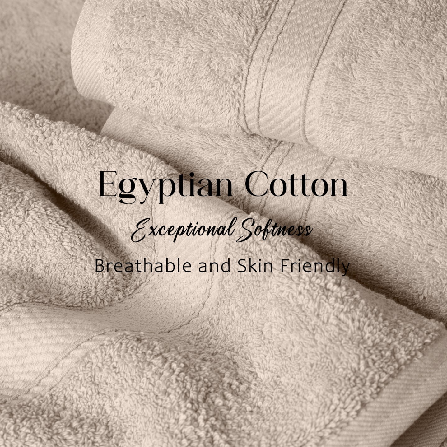 Superior 800 GSM Egyptian Cotton 8-Piece Towel Set, Soft Ultra Absorbent Towels, Chocolate