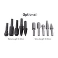 thumbnail image 4 of Amdohai PCS Rotary Burr Rasp Wood Plastic Carving File Woodworking Drill Bit 1/4-inch Round Shank Chisel Embossed Deburring Polishing Grinding Head for Carpenter, 4 of 8