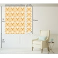 thumbnail image 5 of Ambesonne Baroque Peel & Stick Wallpaper for Home, Swirls Leaves Lyra Damask, 13"x72", Marigold White, 5 of 5