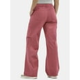 thumbnail image 5 of No Boundaries Wide Leg Cargo Pants, 31.5'' Inseam, Women's and Women's Plus, 5 of 5
