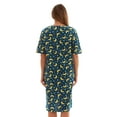 thumbnail image 3 of Just Love Short Sleeve Nightgown Sleep Dress for Women Sleepwear (Swirl Moon and Stars, X-Large), 3 of 3