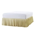 thumbnail image 3 of Home Soft Things Pleated Bed Skirt - 18" drop Length - Light Green - King (78"x 80" + 18"), 3 of 5