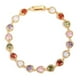thumbnail image 2 of Pulsera de Circón Micro Incrustada de Colores | Joyería de estrás brillante multicolor | Accesorio elegante ajustable para mujer | Regalo de moda | Desgaste duradero | Uso formal y casual, 2 of 6